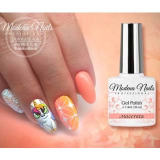 👉 One Size oranje Modena Nails UV/LED Gellak Italian Collection - Macerata 7,3ml. 8720512576085