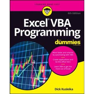 👉 Engels Excel VBA Programming For Dummies 9781119843078