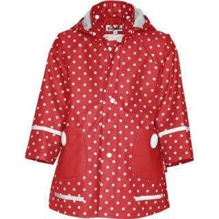 👉 Regenjas polyester 104 Color-Rood rood Playshoes met stippen junior maat 4010952252316
