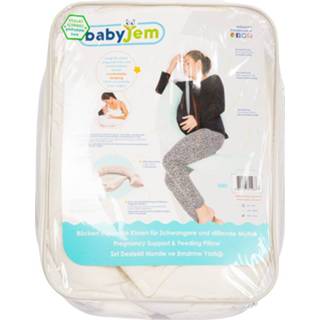 👉 Wit baby's Babyjem-volwassen-zwangerschapkussen-rugsteun & Borstvoeding-wit 8699203311987