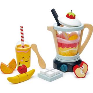 👉 Hout One Size Color-Meerkleurig Tender Leaf Toys blenderset fruit junior 23 cm 22-delig 191856082293