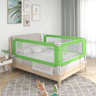 👉 Bedhek stof One Size GeenKleur peuters groen Bedhekje peuter 90x25 cm 8720286345153