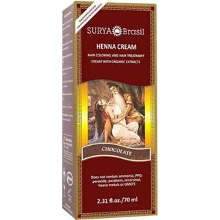 👉 Haarkleuring bruin One Size Color-Bruin Surya Brasil haarverf Henna Cream Chocolate 70 ml donkerbruin 7896544720343