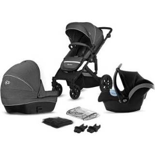 👉 Kinder wagen grijs zwart meisjes kinderen Kinderkraft Kinderwagen Prime Lite 3 in 1 Dark Grey 5902533914203