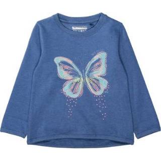 👉 Sweatshirt blauw katoen mix meisjes STACCATO jeans gemêleerd 4065756808788