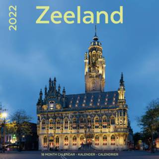👉 Kalender One Size meerkleurig Landen 2022 Zeeland Nederland 30 cm - incl. 2 zelfklevende ophanghaken Maandkalenders/jaarkalenders Wandkalenders 8720576425077