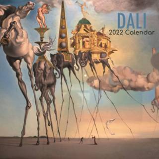 👉 Kalender One Size meerkleurig Kunst 2022 Salvador Dali 30 cm incl. 2 zelfklevende ophanghaken - Maandkalenders/jaarkalenders Wandkalenders 8720576425572