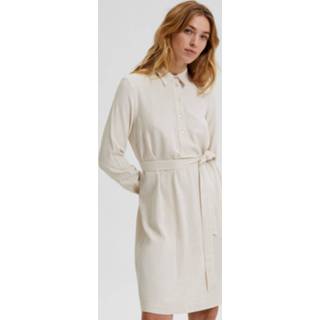 👉 Blousejurk viscose vrouwen beige 'Viva' 5715219524951