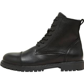 👉 Veterboots leer mannen zwart 'Thomas' 5715112841438 5715104032660 5715112841469 5715104032677 5715112841445