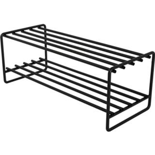 👉 Schoenenrek metaal zwart Meadow