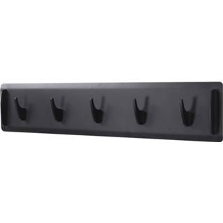 👉 Kapstok metaal zwart Rowan 5-haaks 8712077107033