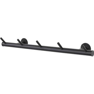 👉 Kapstok metaal zwart Montana 5-haaks 8712077106999