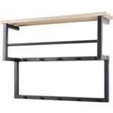 👉 Kapstok metaal zwart Erwin 8712077107941