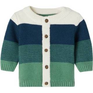 👉 Biologisch katoen groen Name it Cardigan Nbmbefol Frosty Spruce 5715213570787