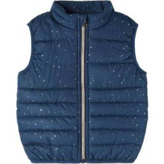Vest polyester blauw meisjes Name it Nmfmylane Maanlicht Ocean 5715213083713