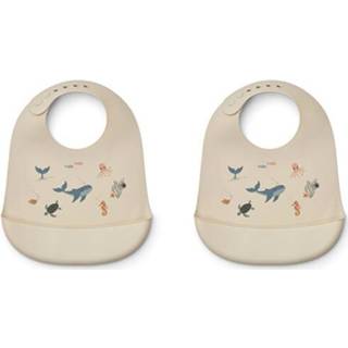 👉 Slab siliconen active Liewood tilda - sea creature sandy 2st 5713370966924