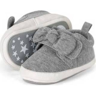 👉 Baby schoenen zilver textiel pasgeborene grijs meisjes baby's Sterntaler Babyschoen gemêleerd 4055579606173