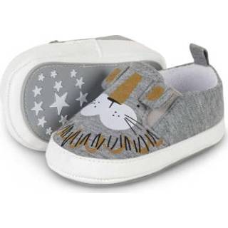 Baby schoenen textiel jongens grijs pasgeborene baby's Sterntaler Babyschoen Leeuw lichtgrijs 4055579605008