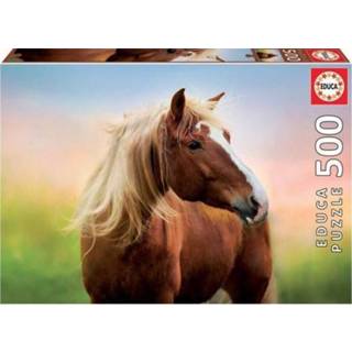 👉 Puzzel dieren legpuzzels Paard bij Zonsopgang (500 stukjes) 8412668190009