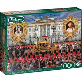 👉 Puzzel legpuzzels Falcon - The Queen's Platinum Jubilee (1000 stukjes) 8710126113714