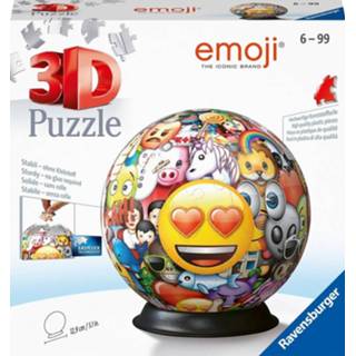 👉 Puzzel 3D - Emoji Puzzelbal (72 stukjes) 4005556121984