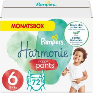 👉 Pamper 6 Pampers Harmoniebroekjes, maat Junior , 15+kg maandbox (1x 72 inlegluiers) 8006540460733