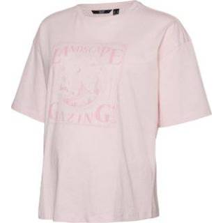 👉 Biologisch katoen vrouwen l roze VERO MODA Zwangerschapsshirt VMMHANIKELLY Parfait Pink 5715220183673
