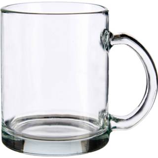 👉 Theeglas glas One Size transparant Set van 12x stuks theeglazen/koffieglazen 285 ml - Theekopjes/koffiekopjes 8720576403433