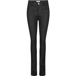 👉 Denim l broeken zwart vrouwen Dante 6 D6 melle coated pants