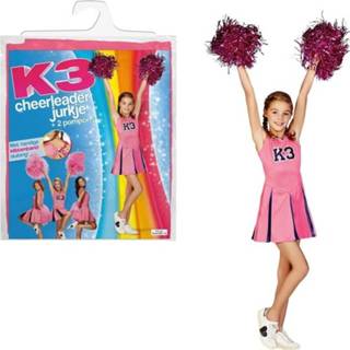 👉 Roze meisjes K3 cheerleaderpakje voor 8719538160569