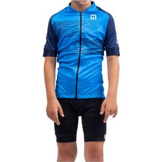 Alé - Kid's Logo Jersey - Fietsshirt maat 14 Years, blauw/zwart