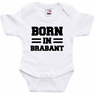 👉 Born in Brabant tekst baby rompertje wit jongens en meisjes - Kraamcadeau - Brabant geboren cadeau