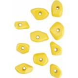 👉 Klimgreep oranje geel Community Climbing Equipment - Scoops Minijugs Klimgrepen oranje/geel
