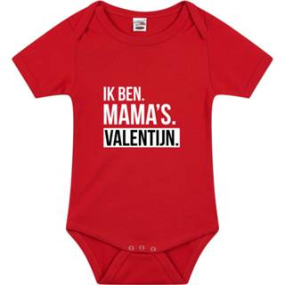 👉 Rompertje rood GeenKleur baby's jongens meisjes Mamas valentijn cadeau tekst baby en - romper 8720576470312