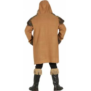 👉 Verkleedpak bruin polyester m Color-Bruin mannen Fiestas Guirca Eskimo heren maat 8434077881606