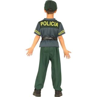 👉 Verkleedpak groen polyester Color-Groen Fiestas Guirca politie mt 128/134 8434077837405