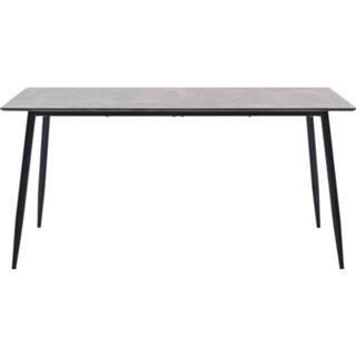 👉 Eettafel grijs MDF One Size 160x80x75 cm 8719883746692