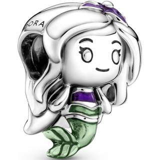 👉 Bedel groen paars One Size array Pandora Disney 799508C01 Little Mermaid Ariel zilver-emaille groen-paars 5700302938319
