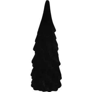 👉 Kerstboom zwart textiel hout One Size Color-Zwart TOM Lloyd 8 x 22 cm textiel/hout 8718317857003