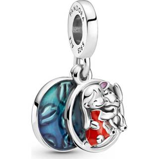 👉 One Size array Pandora Disney 799383C01 Hangbedel Lilo & Stitch Family zilver-emaille 5700302922950