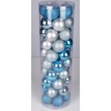 👉 Kerstbal blauw zilver One Size no color Set Kerstballen 50 Stuks Zilver/Blauw 8711252253855