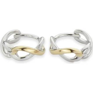 👉 Oorring zilver One Size zilverkleurig GALA DESIGN J0069 Oorringen Eternity 8720618101365