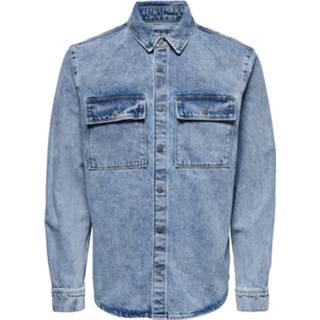 Over hemd denim blauw mannen l Overhemd 'Bill' 5715108835564