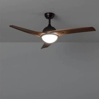 👉 Plafondventilator bruin madera One Size Color-Bruin met verlichting - Ø132cm- 3 snelheden Afstandsbediening Mistral 1142383075059
