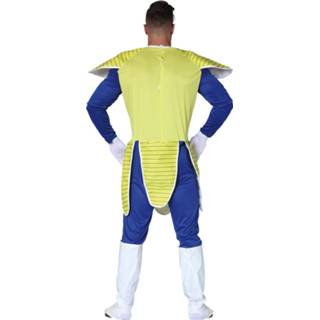 👉 Verkleedpak wit geel polyester l Color-Wit mannen Fiestas Guirca Samurai heren wit/geel mt 8434077807347