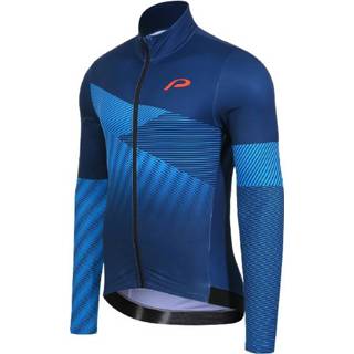 👉 Fiets shirt polyester m Color-Blauw mannen blauw Protective fietsshirt P-Straight heren mt 8720585194834