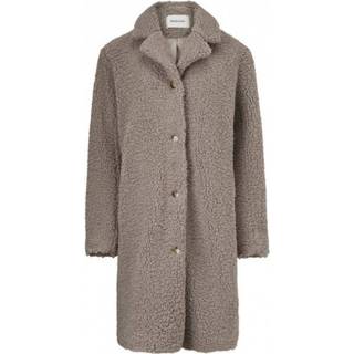 👉 Polyester vrouwen grijs jassen XL Modström Mo kendra coat