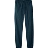 👉 Hessnatur - Women's Outdoor-Jogpants aus Bio-Baumwolle - Trekkingbroek maat 48, zwart/blauw