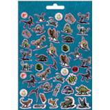 👉 Stickervel turkoois Jurassic World Junior 21,5 X 14,5 Cm Turquoise 5205698484667