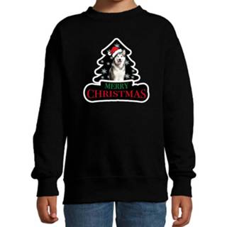 👉 Kerst trui zwart kinderen Dieren Kersttrui Pinguin - Foute Pinguins Kerstsweater 3-4 Jaar (98/104) Truien Kind 8720576758465